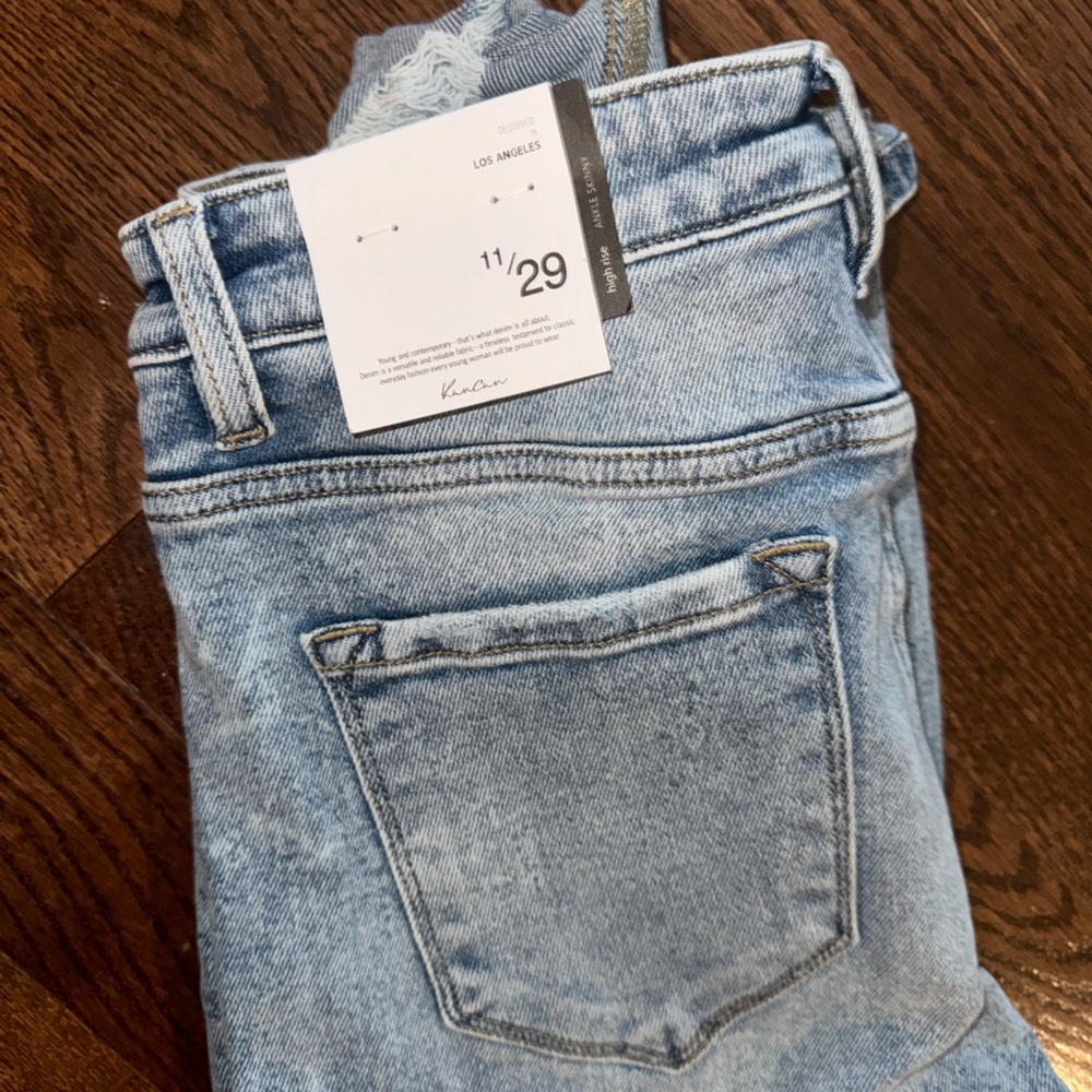 NEW 👖KanCan Jeans High Waist Skinny Ankle 11/29